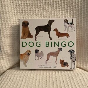 Dog Bingo Game By Laurence King Play & Learn About 64 Dog Breeds 2013